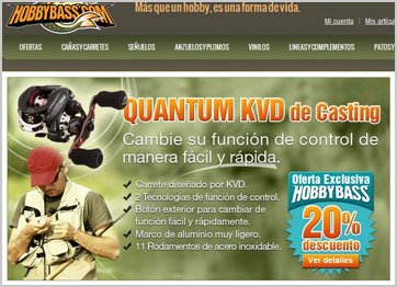Diseño UX/UI para Web HobbyBass.com