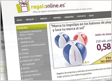 Diseño UX/UI para Web Regalonline.es